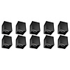 Surface-mounted spotlight 10 Pack - GU10 fitting - Matte Black LED accessories