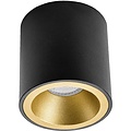 Opbouwspot GU10 Mat Zwart/Goud - Aluminium LED toebehoren voor sfeerverlichting Opbouwspot GU10 Mat Zwart/Goud - Aluminium LED toebehoren voor sfeerverlichting