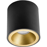 Surface-mounted spotlight GU10 Matt Black/Gold - LED accessories