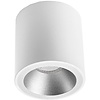 Surface-mounted spotlight GU10 - Pragmi Cliron Pro Matt White/Silver Aluminum