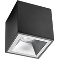 Opbouwspot GU10 Pragmi Cliron Pro Mat Zwart/Zilver - Aluminium LED Toebehoren