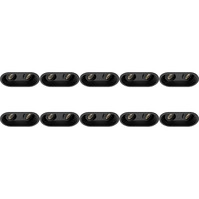 Spotlight Fixture 10 Pack - Pragmi Zano Pro GU10 Recessed Spotlight Black Spotlight Fixture 10 Pack - Pragmi Zano Pro GU10 Recessed Spotlight Black