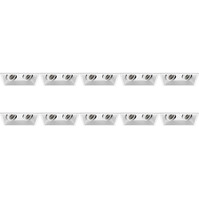 Spot Fixture 10 Pack - GU10 fitting - LED accessories - White Aluminum Spot Fixture 10 Pack - GU10 fitting - LED accessories - White Aluminum