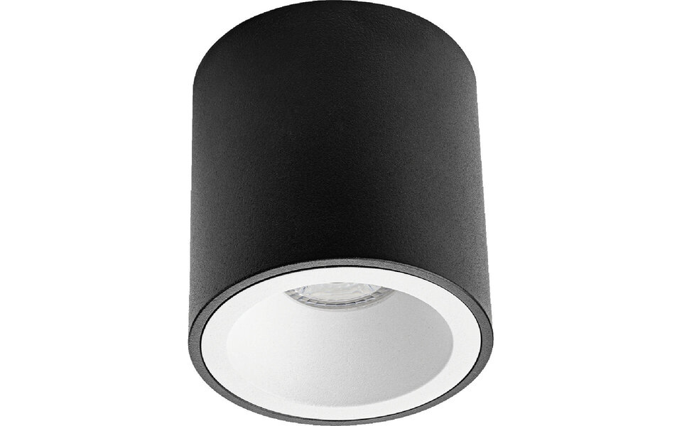 HLW LED Pragmi Cliron Pro Surface Mounted Spotlight 10 Pack - GU10 fitting - LED accessories - Ø90mm matte black/white