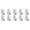 Surface-mounted spotlight 10-pack - GU10 fitting - LED accessories