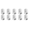 Surface-mounted spotlight 10-pack Pragmi Cliron Pro with GU10 fitting - Stylish LED accessories Surface-mounted spotlight 10-pack Pragmi Cliron Pro with GU10 fitting - Stylish LED accessories