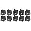 Surface-Mounted Spotlight 10 Pack - GU10 Fitting - Matte Black LED Accessories