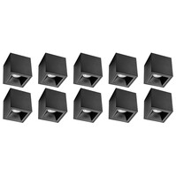 Surface-Mounted Spotlight 10 Pack - GU10 Fitting - Matte Black LED Accessories