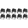 Opbouwspot 10 Pack - Pragmi Cliron Pro - GU10 Lamp Fitting