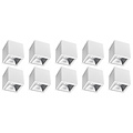 Surface-mounted spotlight 10-pack - Pragmi Cliron Pro - GU10 fitting - LED accessories Surface-mounted spotlight 10-pack - Pragmi Cliron Pro - GU10 fitting - LED accessories