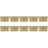 Spotlight Fixture 10 Pack - GU10 fitting - LED accessories - Gold