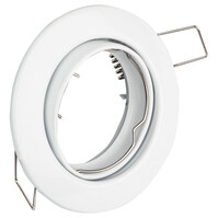 Spot Fixture GU10 - Round White Aluminum - LED Accessories Spot Fixture GU10 - Round White Aluminum - LED Accessories