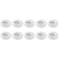 Spot Armatuur 10 Pack - GU10 Inbouwspot - Kantelbaar & Aluminium
