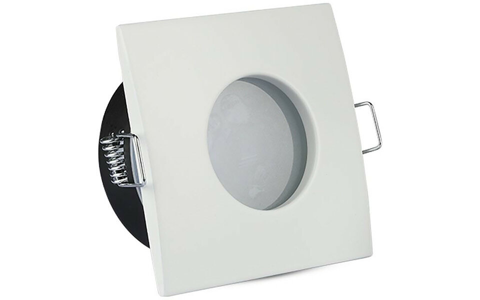 HLW LED Spotlight Fixture 10 Pack - Waterproof IP65 - Square - Aluminum - Without GU10 fitting HLW LED Spotlight Fixture 10 Pack - Waterproof IP65 - Square - Aluminum - Without GU10 fitting