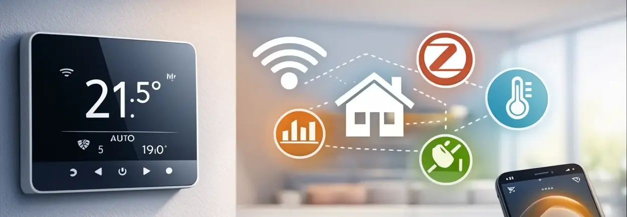 Complete gids voor slimme thermostaten: types, installatie, WiFi vs Zigbee & besparen.