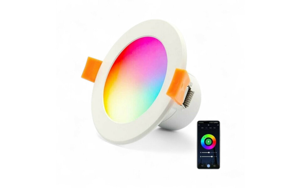 HLW Smart LED Downlight 9W Wifi bedienbaar HLW Smart LED Downlight 9W Wifi bedienbaar