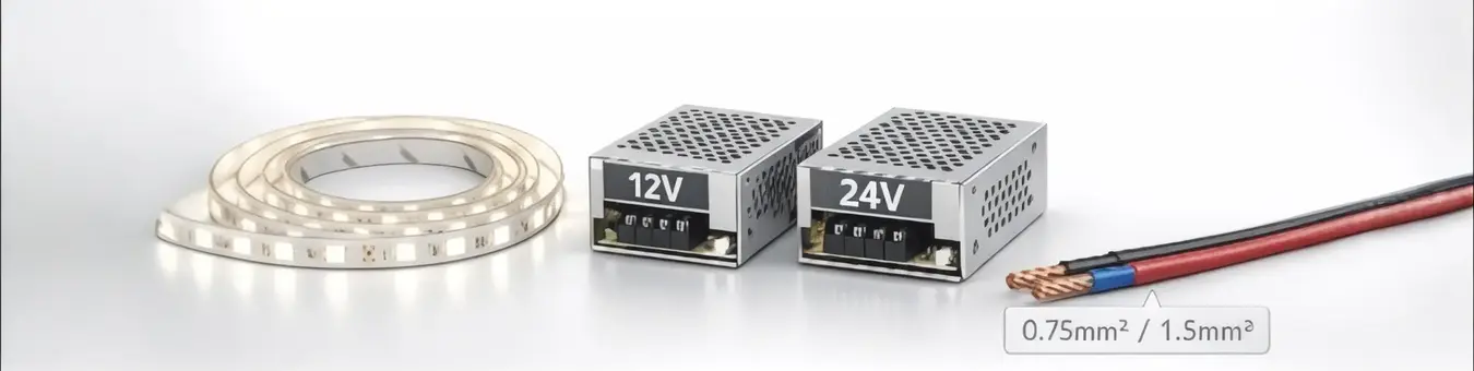 LED strip voeding kiezen & berekenen LED strip voeding kiezen & berekenen