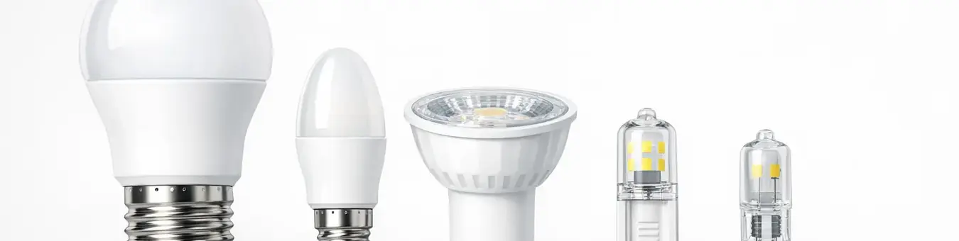 Fitting kiezen: E14 vs E27 vs GU10 vs G9 (incl. G4)