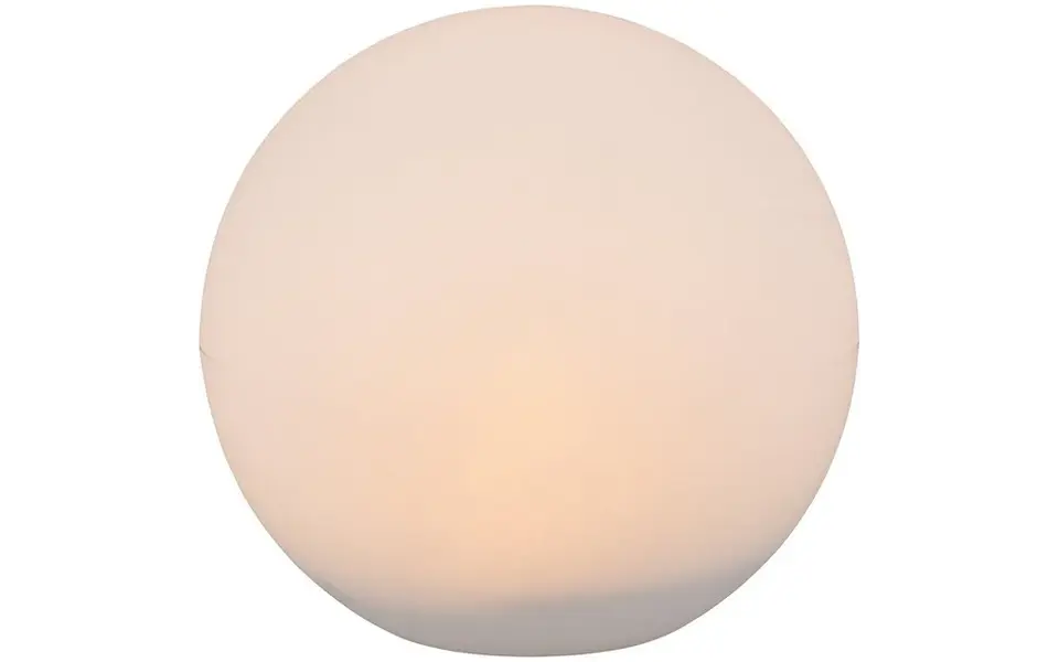 HLW LED LED Table Lamp with Solar Energy - Trion Mallo XL - Day and Night Sensor - 5W - Warm White 3000K - RGBW - Splashproof IP44 - Round - Matte White - Plastic