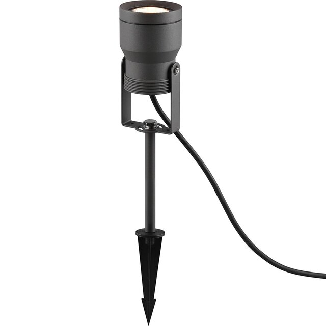 HLW LED Prikspot - Tuinverlichting - Trion Bera - 11W - Warm Wit 3000K - Waterdicht IP65 - Antraciet - Aluminium HLW LED Prikspot - Tuinverlichting - Trion Bera - 11W - Warm Wit 3000K - Waterdicht IP65 - Antraciet - Aluminium