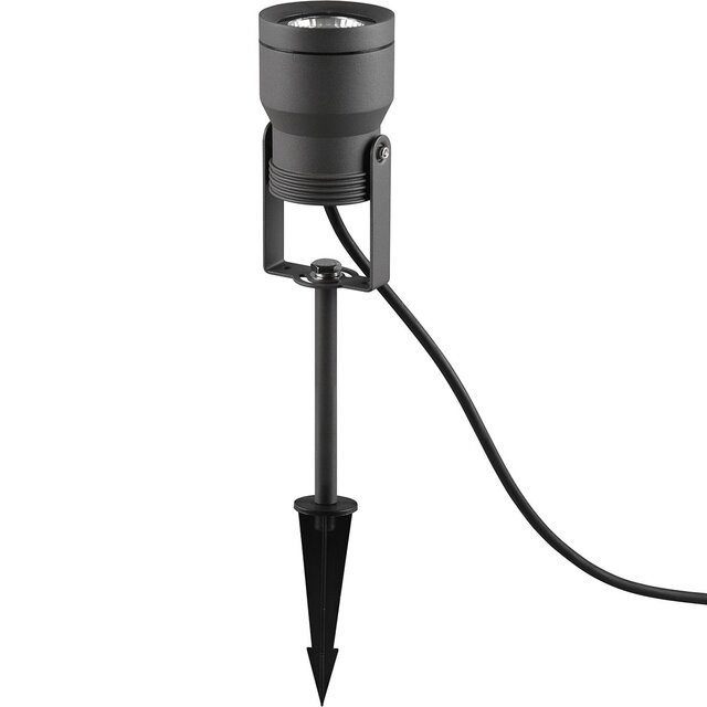 HLW LED Prikspot - Tuinverlichting - Trion Bera - 11W - Warm Wit 3000K - Waterdicht IP65 - Antraciet - Aluminium HLW LED Prikspot - Tuinverlichting - Trion Bera - 11W - Warm Wit 3000K - Waterdicht IP65 - Antraciet - Aluminium
