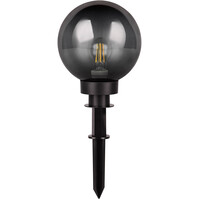 LED Priklamp met Stekker - Trion Lobo - E27 Fitting - Spatwaterdicht IP44 - Zwart - Kunststof - Ø200 LED Priklamp met Stekker - Trion Lobo - E27 Fitting - Spatwaterdicht IP44 - Zwart - Kunststof - Ø200