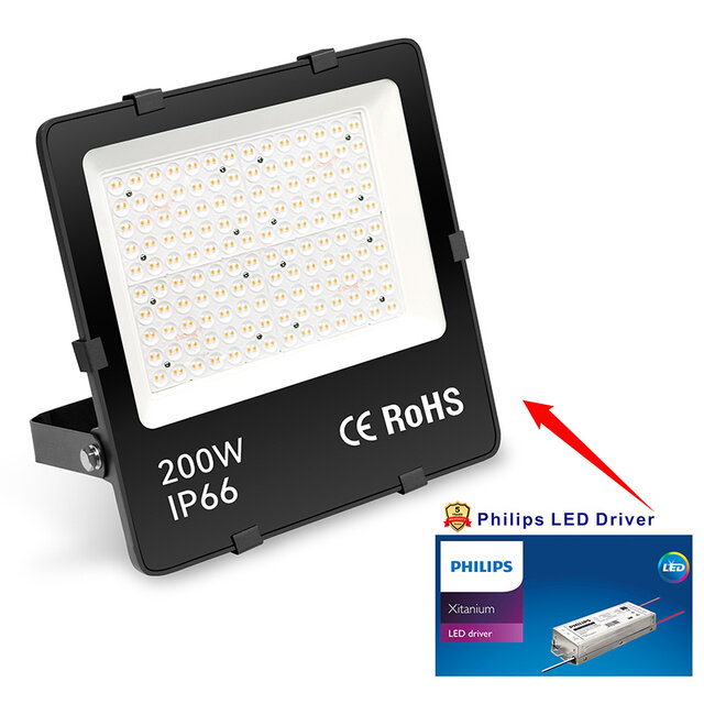 Philips Philips LED Breedstraler | 150W | 3000K | Dimbaar | IP66 | 150lm/W | Philips | 90° | CRI >80