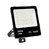 Sosen LED Breedstraler | 150W | 4000K | PIR Sensor | IP66 | 150lm/W | Lifud driver | 90° | CRI >80