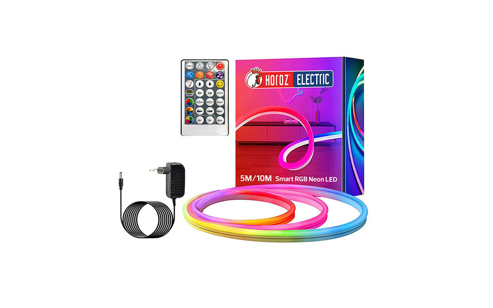HLW LED HLW LED DIGITAL-5 RGB neon LED strip kit | 5 meter | 10W/m | 200 lm/m | IP65 | incl. remote control