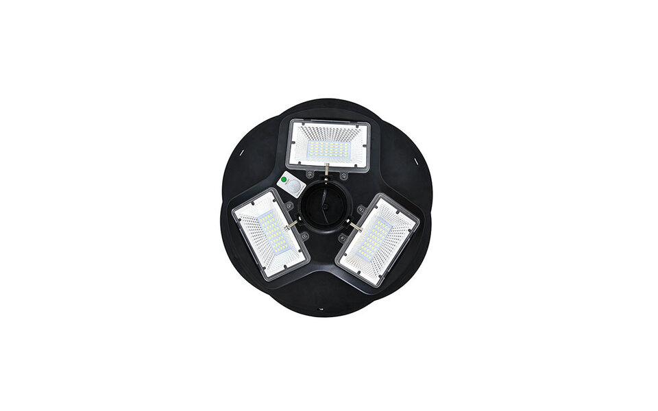 HLW LED HLW LED COMBAT LED solar straatlamp | 150W | 6400K | 1400 lm | IP65 | LiFePO4
