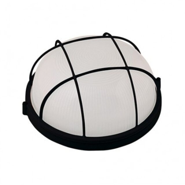 HLW LED HLW LED ARARAT Bulkhead lamp | E27 | Max. 60W | IP54 | Zwart