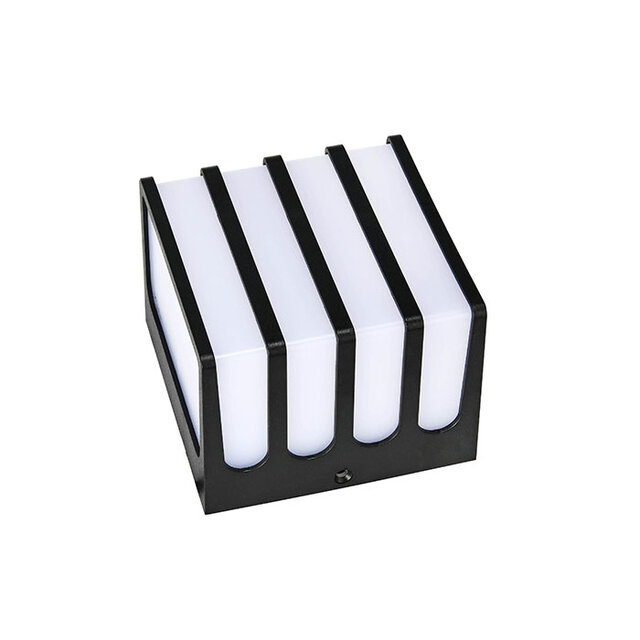 HLW LED HLW LED CUBE G outdoor LED wall light | 8W | 4200K | IP54 | Neutral white | Aluminium