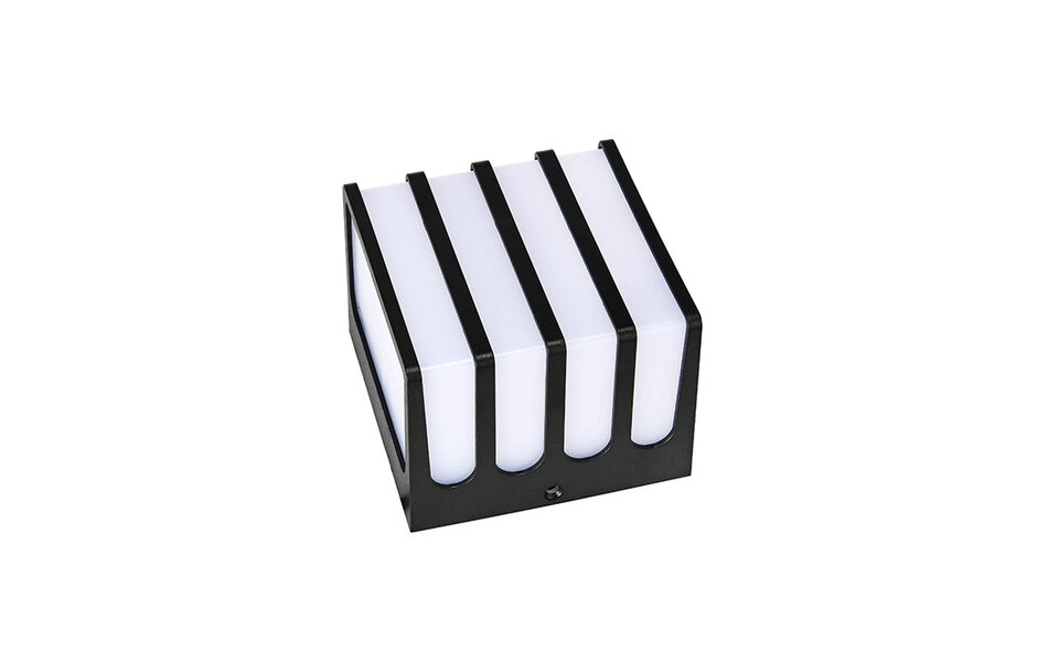 HLW LED HLW LED CUBE G outdoor LED wall light | 8W | 4200K | IP54 | Neutral white | Aluminium