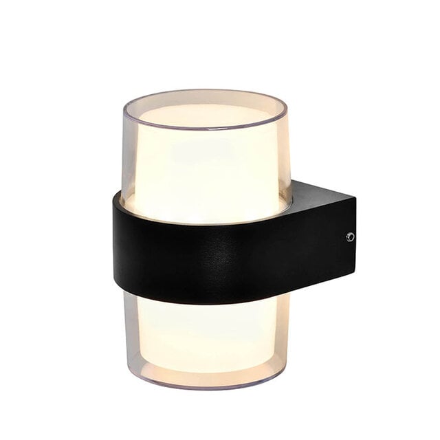 HLW LED HLW LED KING LED wandlamp  | Rond | 10W | 4200K | IP54 | Neutraal wit | Aluminium