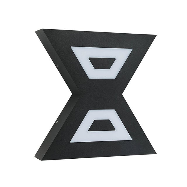 HLW LED HLW LED METROPOL LED wandlamp  | 12W | 4200K | IP54 | Neutraal wit | Aluminium