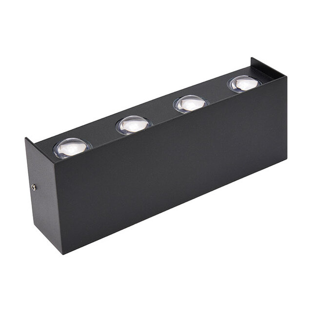 HLW LED HLW LED PROTONS outdoor LED wall light | 8W | 4200K | IP65 | Neutral white | 560 lm | Aluminium