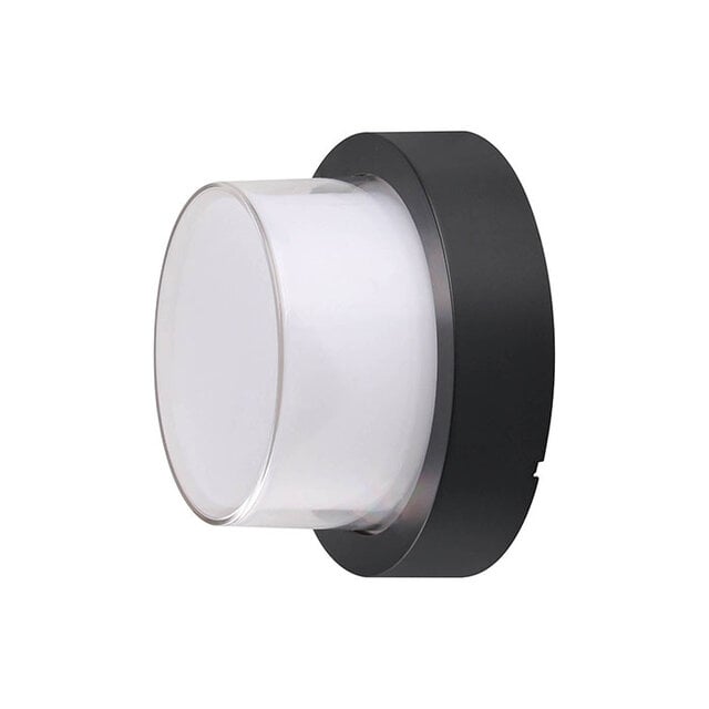 HLW LED HLW LED SUGA LED wandlamp  | Rond Open | 12W | 4200K | IP54 | Neutraal wit | Aluminium