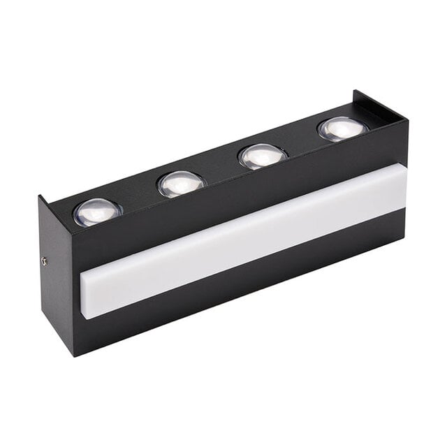 HLW LED HLW LED TWIST LED wandlamp  | 15W | 4200K | IP54 | Neutraal wit | Aluminium