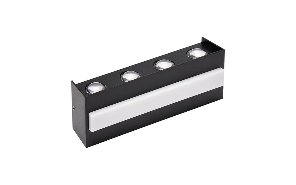 HLW LED HLW LED TWIST outdoor LED wall light | 15W | 4200K | IP54 | Neutral white | Aluminium