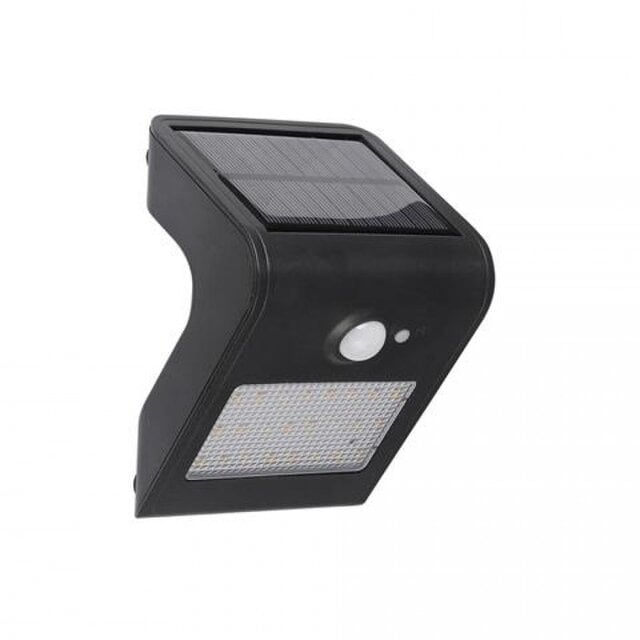 HLW LED HLW LED SIRIUS solar LED wandlamp | 1W | 4000K | PIR | IP44 | Neutraal wit | 140 lm | Kunststof