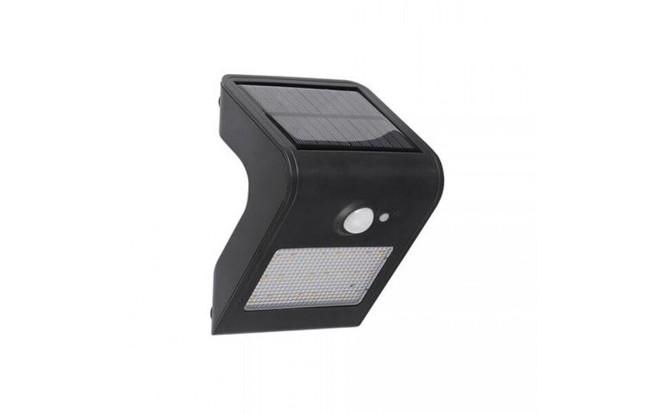 HLW LED HLW LED SIRIUS solar LED wall light | 1W | 4000K | PIR | IP44 | Neutral white | 140 lm | Kunststof