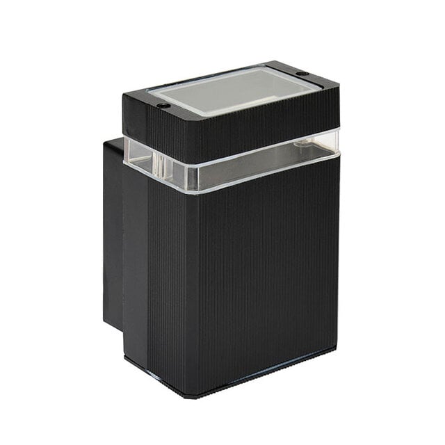 HLW LED HLW LED REGNUM outdoor wall light | Up | GU10 socket | max. 10W LED | IP44 | Metaal + glas