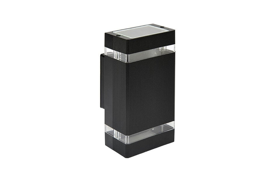 HLW LED HLW LED REGNUM outdoor wall light | Up & Down | 2x GU10 socket | max. 2x10W LED | IP44 | Metaal + glas