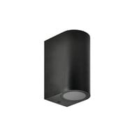 HLW LED MAMBA outdoor wall light | Rond | 2x GU10 socket | max. 2x10W LED | IP44 | Black