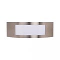 HLW LED MANGO-1  wandlamp | E27 fitting | max. 18W LED | IP44 | Zwart | RVS + kunststof