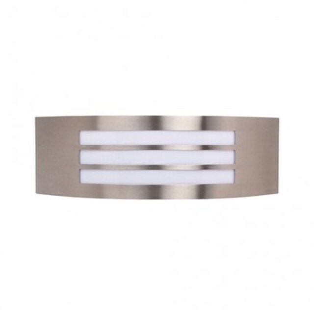 HLW LED HLW LED MANGO-2  wandlamp | E27 fitting | max. 18W LED | IP44 | Zwart | RVS + kunststof
