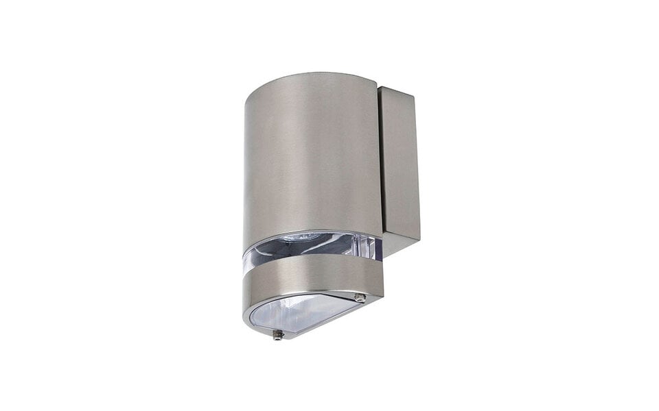 HLW LED HLW LED GARDENYA outdoor wall light | Up | GU10 socket | max. 10W LED | IP44 | RVS + polycarbonaat