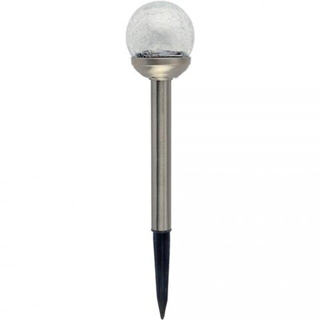 HLW LED HLW LED CRYSTAL solar spike light | 0.06W | 6400K | IP44 | Chrome