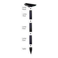 HLW LED QUEBEC 3CCT solar spike spotlight / wall light | 3CCT | Solar