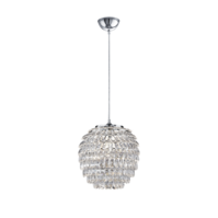 LED Hanglamp Trion Pety - Mat Chroom Aluminium E27 Fitting LED Hanglamp Trion Pety - Mat Chroom Aluminium E27 Fitting
